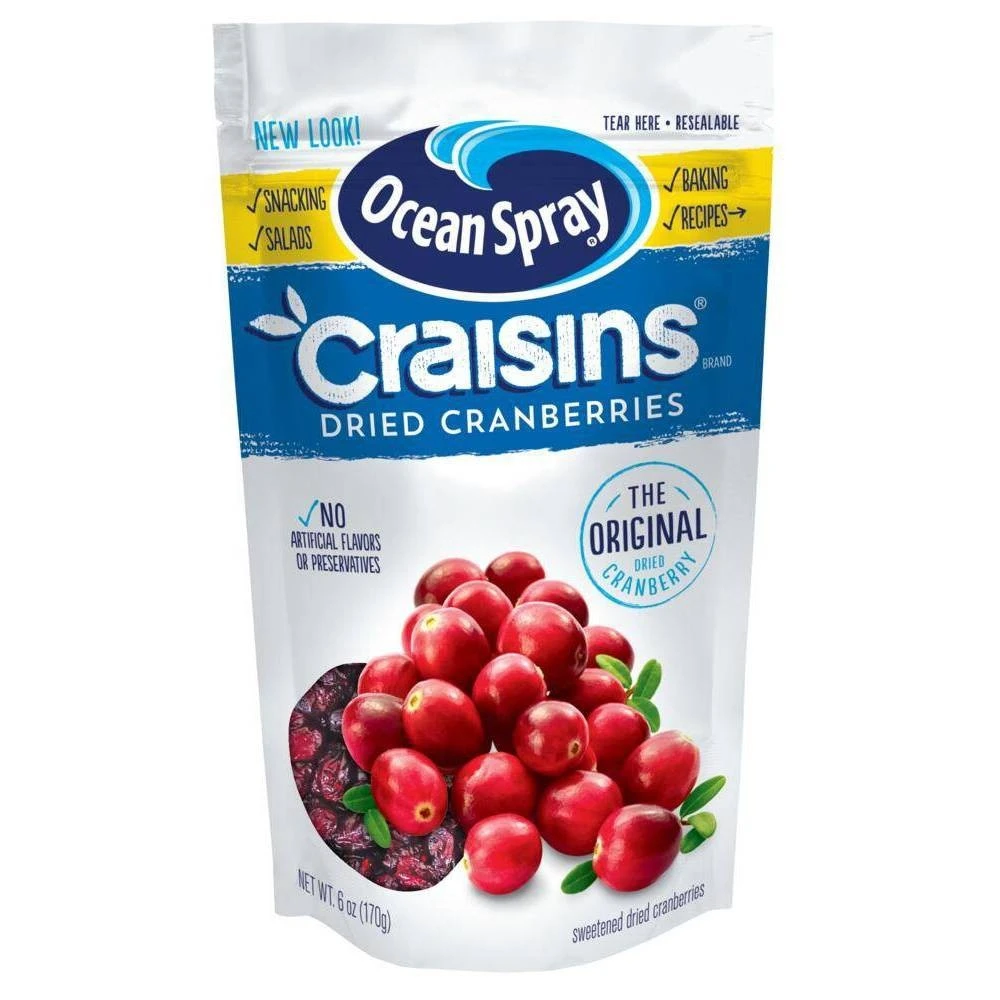 Ocean Spray Craisins - 6oz 3 Ocean Spray Craisins - 6oz