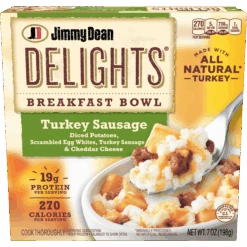 Jimmy Dean Delights Breakfast Bowl, Turkey Sausage, Frozen, 7 Oz Bowl