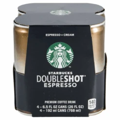 Starbucks Espresso Premium Beverage Espresso & Cream 6.5 Fl Oz 4 Count Cans -Snack Shop 2 03e6dc3eb62d8d9db12059cf8b791e85