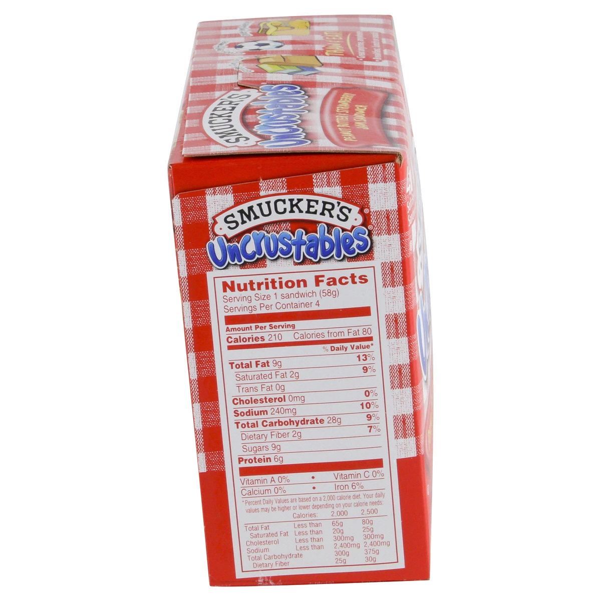 Smucker's Uncrustables Frozen Peanut Butter & Strawberry Jam Sandwich - 8oz/4ct 6 Smucker's Uncrustables Frozen Peanut Butter & Strawberry Jam Sandwich - 8oz/4ct - Image 4