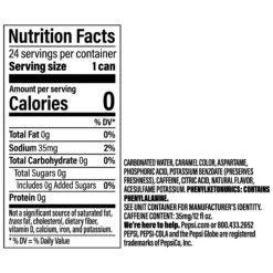 Pepsi Diet Soda Classic 12 Fl Oz 24 Count -Snack Shop 2 11cb352bdb1fe5ac92f634b8908da73f