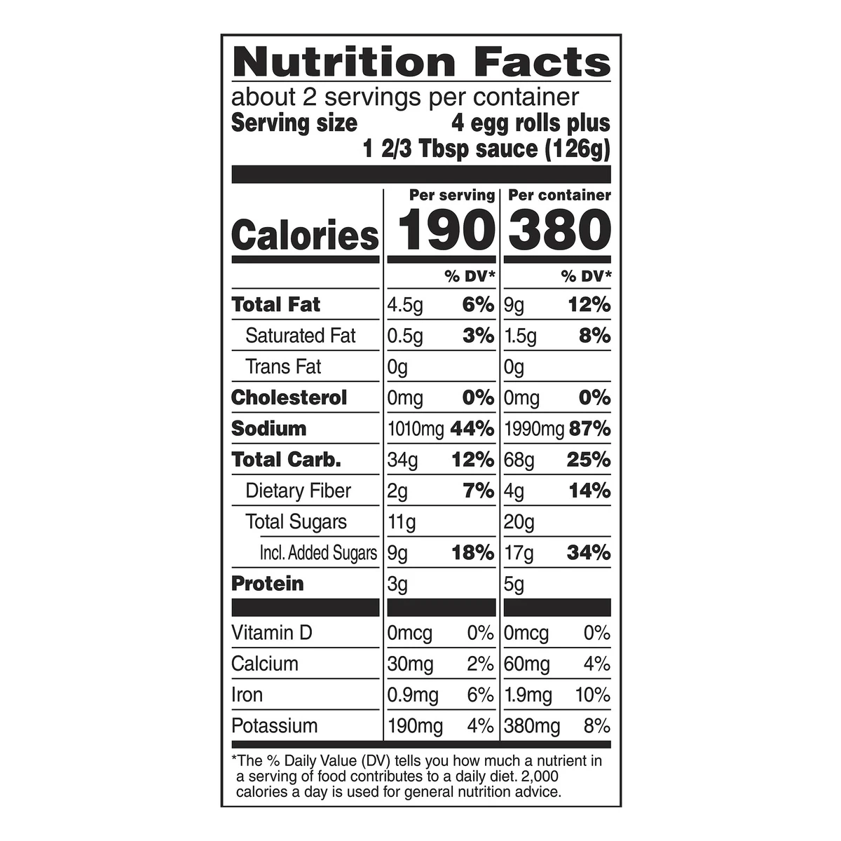 P.F. Chang's Home Menu Vegetable Mini Egg Rolls 6 P.F. Chang's Home Menu Vegetable Mini Egg Rolls - Image 4