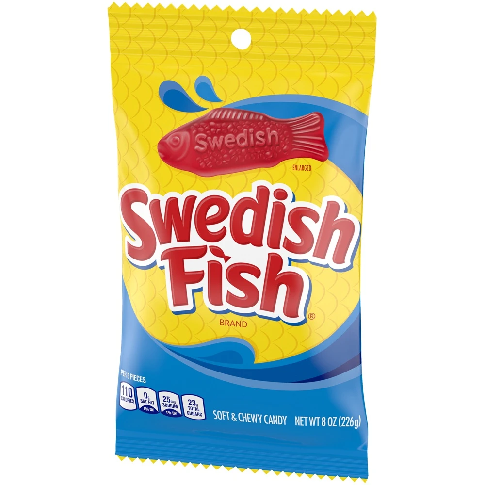 Swedish Fish Fat Free Soft And Chewy Candy - 8oz 6 Swedish Fish Fat Free Soft And Chewy Candy - 8oz - Image 4