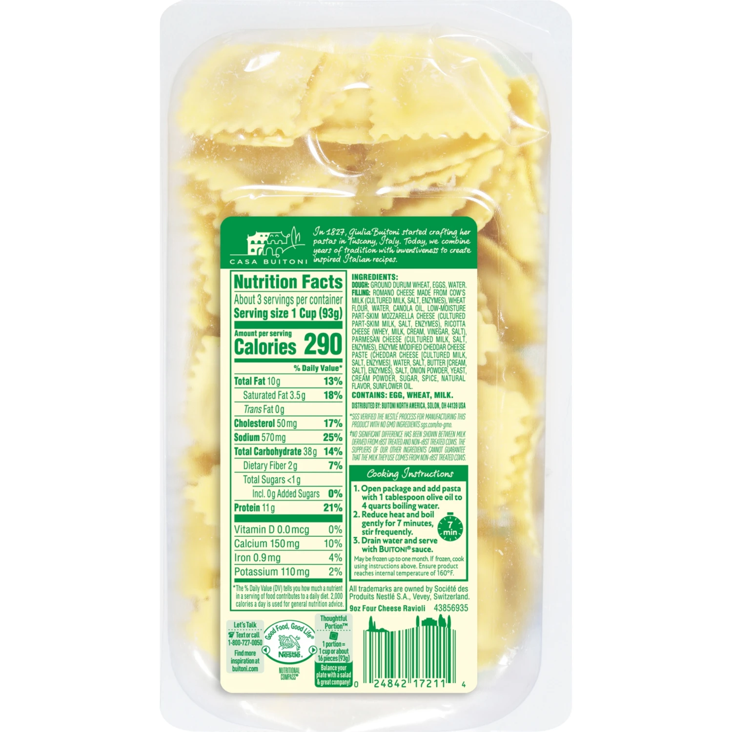 Buitoni Four Cheese Ravioli 6 Buitoni Four Cheese Ravioli - Image 4