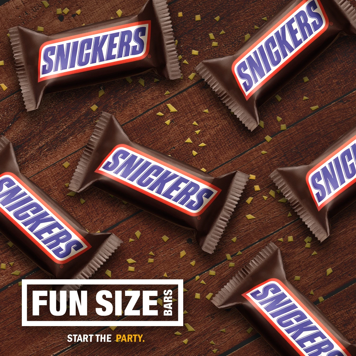 Snickers Fun Size Chocolate Candy Bars - 10.59oz 6 Snickers Fun Size Chocolate Candy Bars - 10.59oz - Image 4