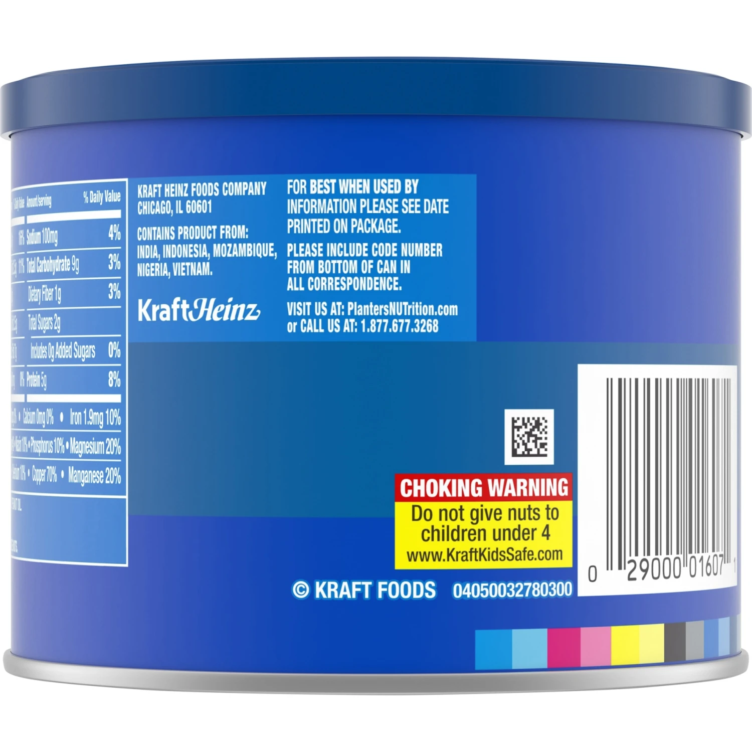 Planters Redskin Spanish Peanuts, 12.5 Oz Canister 6 Planters Redskin Spanish Peanuts, 12.5 Oz Canister - Image 4