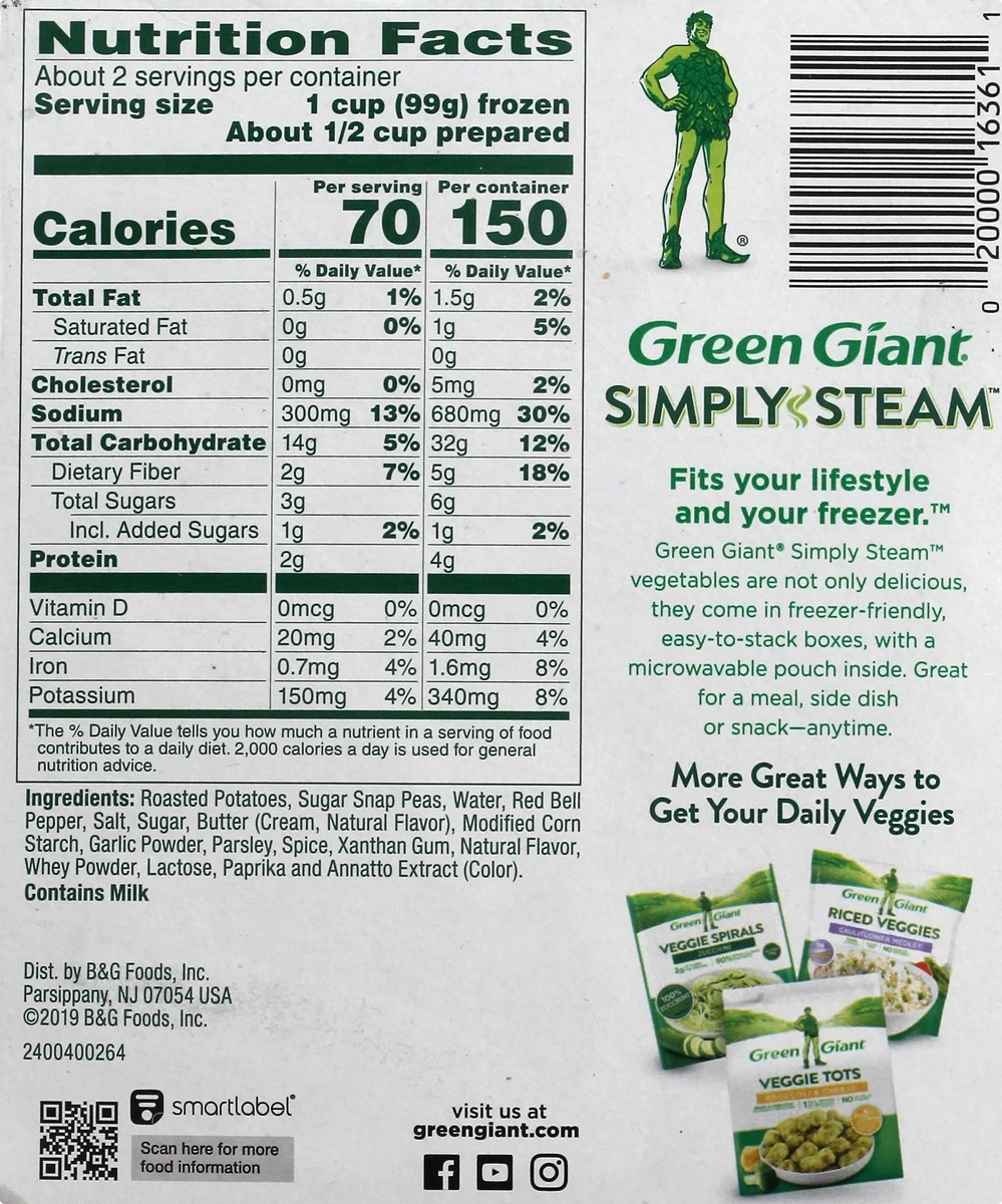 Green Giant Steamers Garden Vegetable Medley 6 Green Giant Steamers Garden Vegetable Medley - Image 4