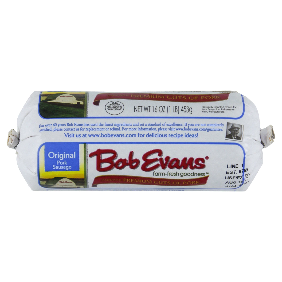 Bob Evans Pork Sausage Roll, Original, 16 Oz 6 Bob Evans Pork Sausage Roll, Original, 16 Oz - Image 4