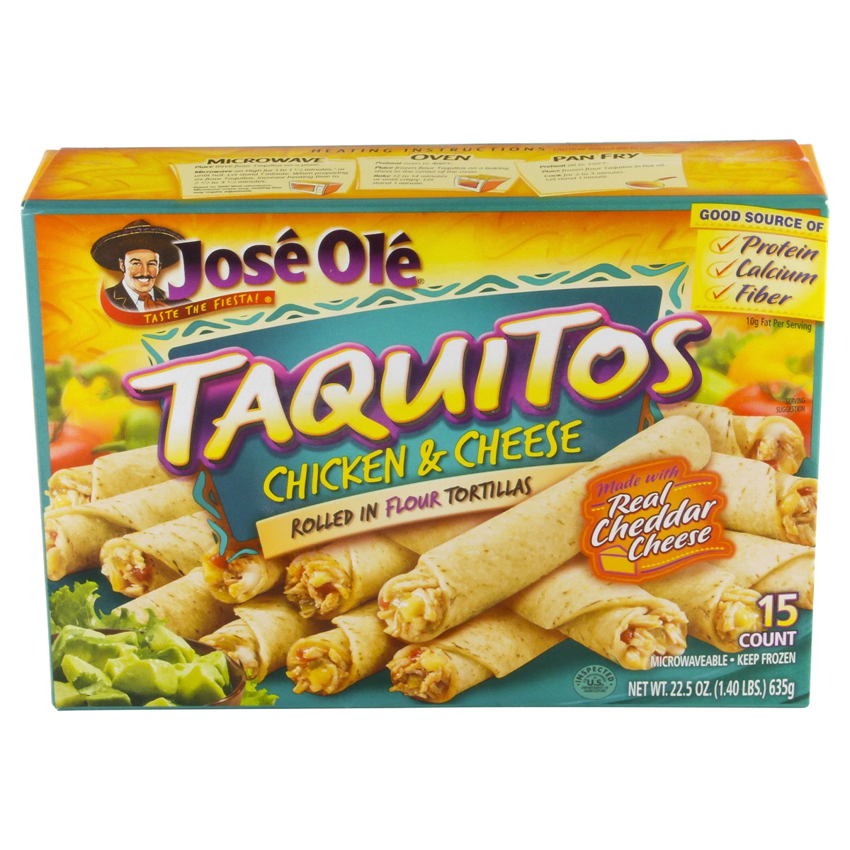 José Olé Chicken & Cheese Taquitos 6 José Olé Chicken & Cheese Taquitos - Image 4