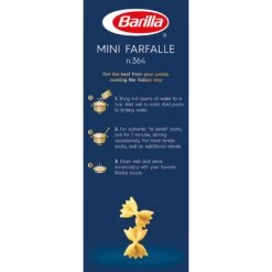 Barilla Farfalle Mini 1 Lb 13 Barilla Farfalle Mini 1 Lb -Snack Shop 2 885f4550aa1e9c33f4bc592bccfbf8a7