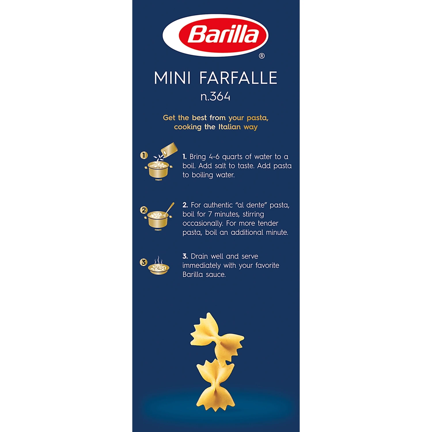 Barilla Farfalle Mini 1 Lb 6 Barilla Farfalle Mini 1 Lb - Image 4