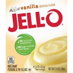 JELL-O Instant Vanilla Pudding & Pie Filling -Snack Shop 2 899e3ccd7764e12fc3d121d89d0412ec