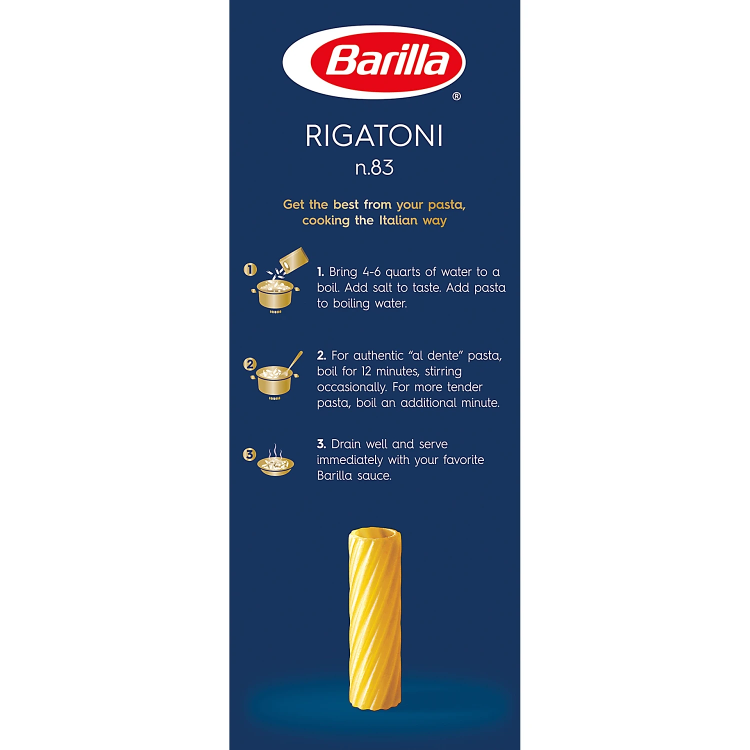 Barilla Rigatoni 1 Lb 6 Barilla Rigatoni 1 Lb - Image 4