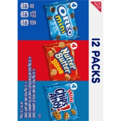 Nabisco Cookie Variety Pack OREO Mini, Nutter Butter Bites, CHIPS AHOY! Mini, 12 Snack Packs -Snack Shop 2 8ca27f70e94bdc788a046aa0c91db2dc