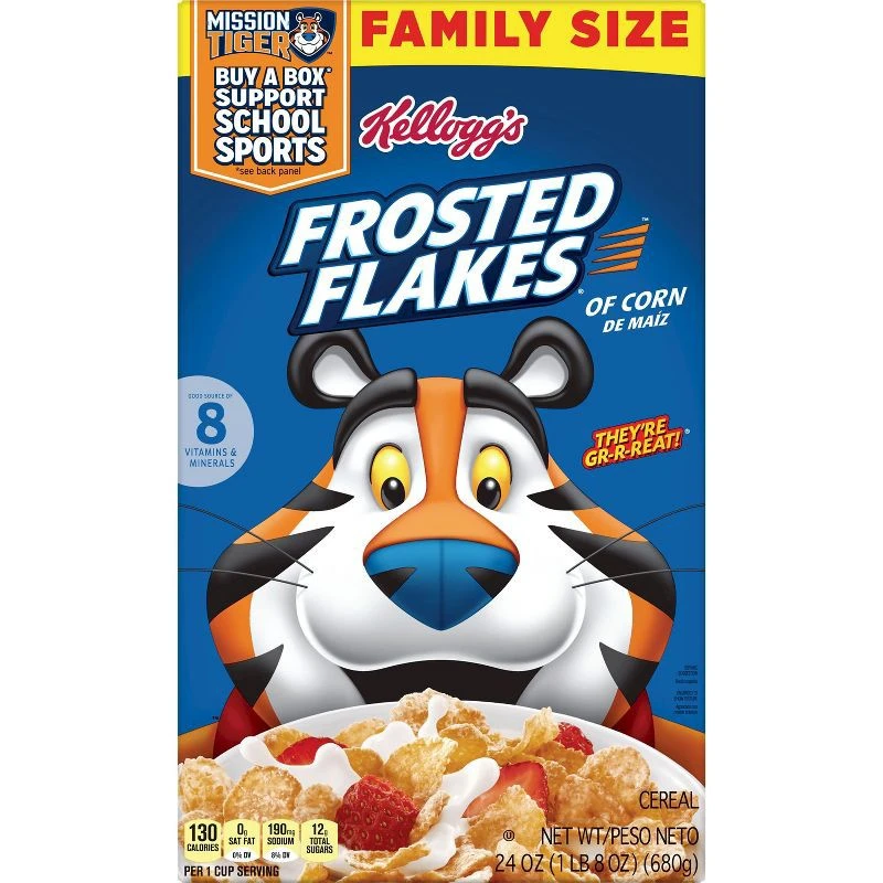 Kellogg's Frosted Flakes Original Cold Breakfast Cereal 6 Kellogg's Frosted Flakes Original Cold Breakfast Cereal - Image 4