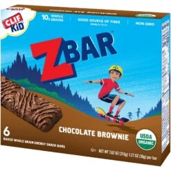 CLIF Kid ZBAR Organic Chocolate Brownie -Snack Shop 2 a8635081413b34f4f61a597a7ca82aa2
