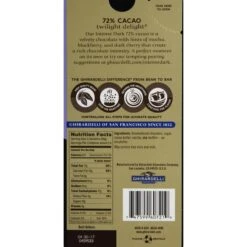 Ghirardelli Intense Dark 72% Cacao Twilight Delight Chocolate Bar -Snack Shop 2 b4e8e013e37fea61b265acb7d09bd7c4