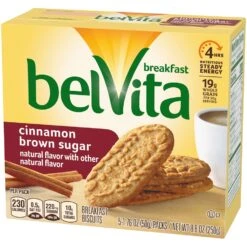 BelVita Cinnamon Brown Sugar Breakfast Biscuits - 5 Packs -Snack Shop 2 b954f78f2acaf56263fe0de2a95ea2e1