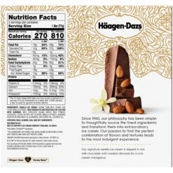 Häagen-Dazs Vanilla Milk Chocolate Almond Ice Cream Bars -Snack Shop 2 ca0ffce20a1c59bb910f123d085b9646