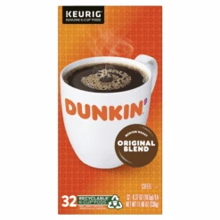 Dunkin' Medium Roast Original Blend Coffee K-Cup Pods -Snack Shop 2 d58a9762c7af3e2a8c525bd6079a8172