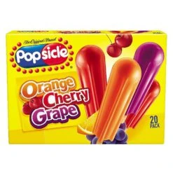Popsicle Orange Cherry Grape Variety Ice Pops - 18ct -Snack Shop 2 dbcdc7df98dc90da645e63984f51abe8