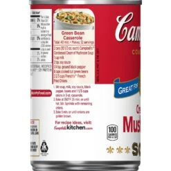 Campbell's Condensed Cream Of Mushroom Soup, 10.5 Oz Can -Snack Shop 2 e58bad22e58b80ffb1313b8d2255f393
