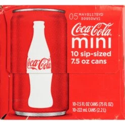 Coca-Cola Coke Classic Soda Mini Cans -Snack Shop 2 f398d656f1eaeb0cdad6f7d6f6237a57