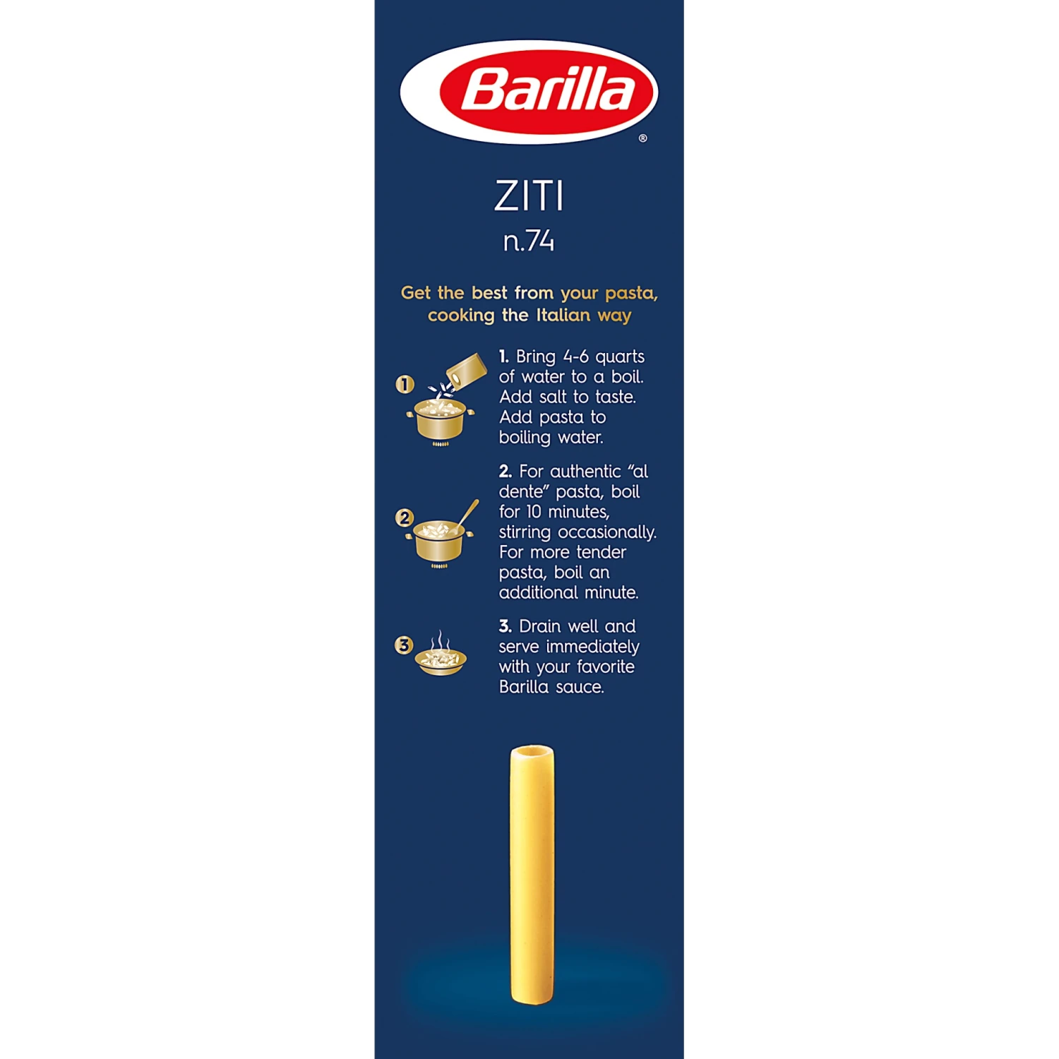Barilla Ziti Pasta 6 Barilla Ziti Pasta - Image 4