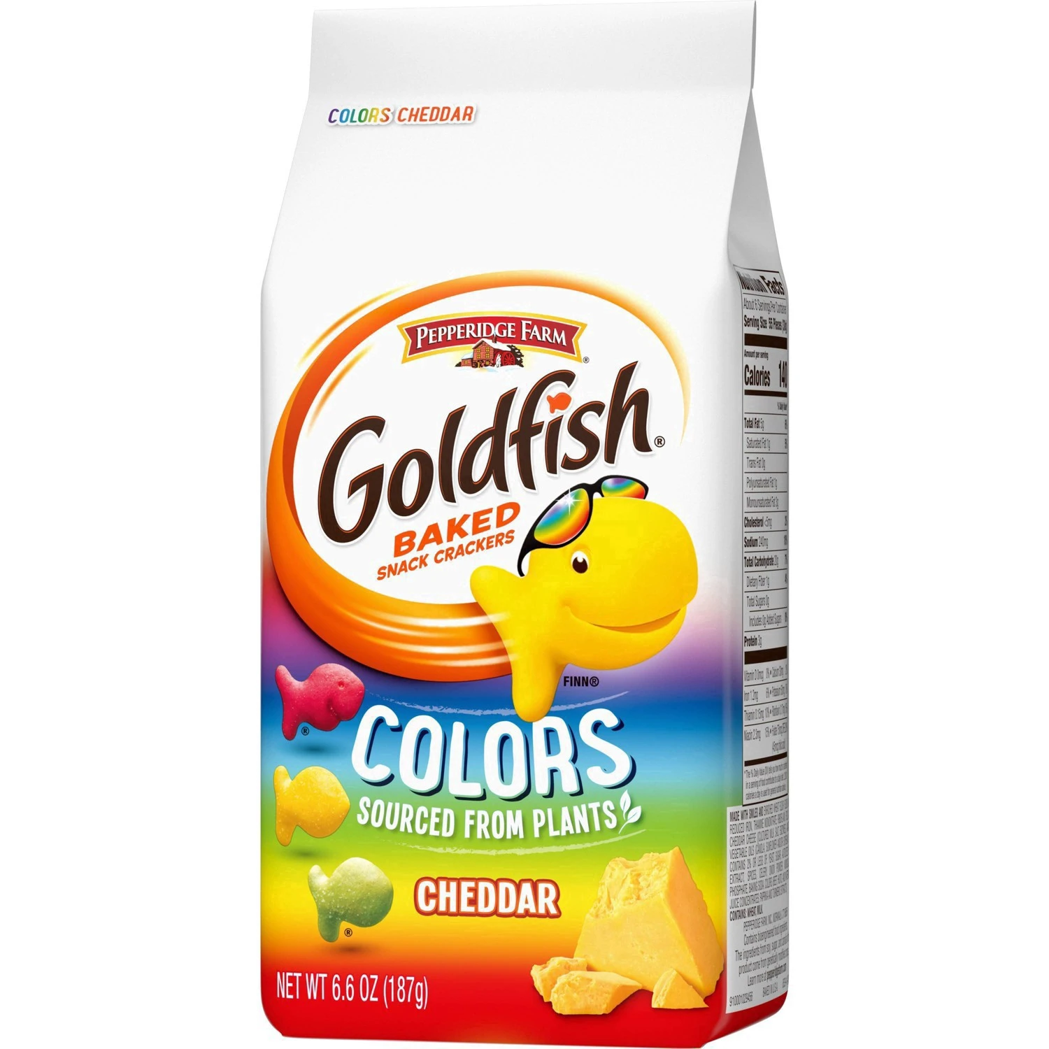 Pepperidge Farm Goldfish Colors Cheddar Baked Snack Crackers 6 Pepperidge Farm Goldfish Colors Cheddar Baked Snack Crackers - Image 4