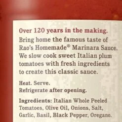 Rao's Homemade Marinara Sauce -Snack Shop 26 3d85260712e235ecc5e197df9b2637fe