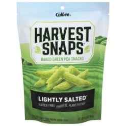 Harvest Snaps Green Pea Snack Crisps Lightly Salted, 3.3 Oz