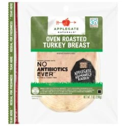 Applegate Natural Oven Roasted Turkey Breast Sliced, 7oz