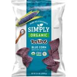 Simply Tostitos Blue Corn Tortilla Chips
