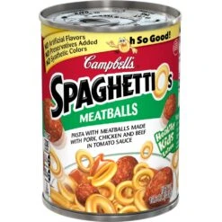 SpaghettiOs Canned Pasta With Meatballs - 15.6oz