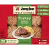 Jimmy Dean Fully Cooked Turkey Sausage Patties - 9.6oz/8ct