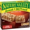 Nature Valley Granola Bars, Sweet And Salty Nut, Cashew, 6 Bars -Snack Shop 2db48ee3341e77535abea76199ed367f