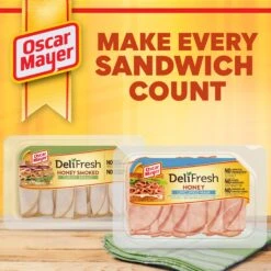 Oscar Mayer Deli Fresh Honey Uncured Ham Sliced Lunch Meat Tray -Snack Shop 3 040c9275e010e0292068d23298dcde9d