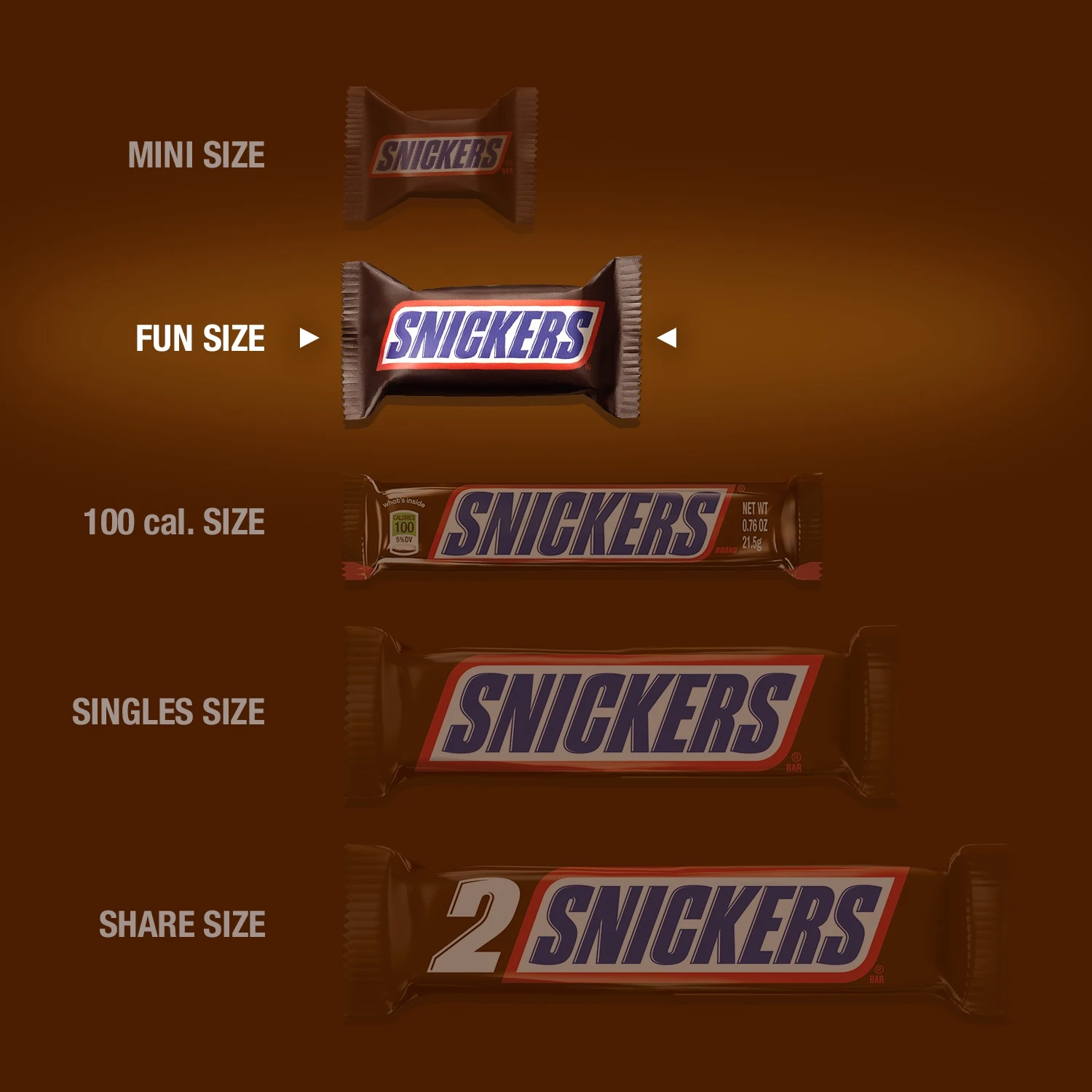 Snickers Fun Size Chocolate Candy Bars - 10.59oz 7 Snickers Fun Size Chocolate Candy Bars - 10.59oz - Image 5