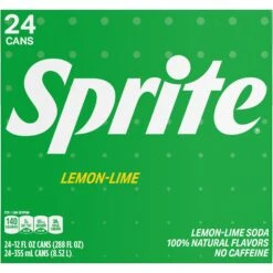 Sprite Lemon Lime Soda Soft Drinks, 12 Fl Oz, 24 Pack -Snack Shop 3 62da6a3f15dd37a32061f582bc340b1a