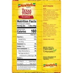 New York Bakery Frozen Garlic Texas Toast - 11.25oz -Snack Shop 3 6d8935a22a0a29781a50979399b9d041