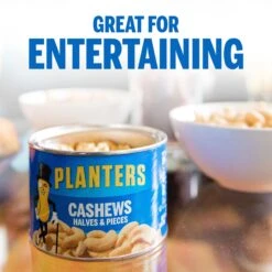 Planters Cashews Halves & Pieces, 8 Oz Canister 13 Planters Cashews Halves & Pieces, 8 Oz Canister -Snack Shop 3 8afa3fd9d055cba57021b4aa5c4c2c0b