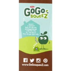 GoGo SqueeZ 12-Pack Apple Cinnamon Applesauce 12 Pouches 3.2 Oz Pouch 12 Ea -Snack Shop 3 9172c5c1d355d79503c234b62736cb9d