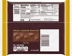 Hershey's Milk Chocolate With Whole Almonds Candy Bars, 1.45 Oz (6 Count) 12 Hershey's Milk Chocolate With Whole Almonds Candy Bars, 1.45 Oz (6 Count) -Snack Shop 3 ae541beb541c9dbd593a4a1d2b41a4be
