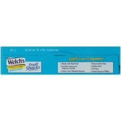 Welch's Fruit Snacks, Reduced Sugar Mixed Fruit, 0.8 Ounces, 8 Pouches -Snack Shop 3 ae98ca56b2a3697b745d5fe366c7d7bd