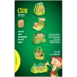 Keebler Kellogg's Club Snack Stacks Crackers - Original 12.5oz -Snack Shop 3 b36d1551873e9ff64053aa0e78181d89
