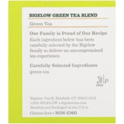 Bigelow Classic Green Tea -Snack Shop 3 cbc4d4116d0e88ddb349a0c44696f473