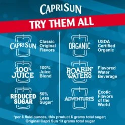 Capri Sun Fruit Punch Flavored Juice Drink Blend Pouches 14 Capri Sun Fruit Punch Flavored Juice Drink Blend Pouches -Snack Shop 3 e917f2c9296a6252b4a376f8c6196f33