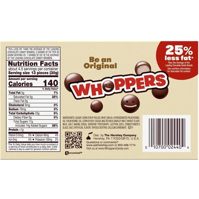 Whoppers Malted Milk Balls - 5oz 13 Whoppers Malted Milk Balls - 5oz - Image 11