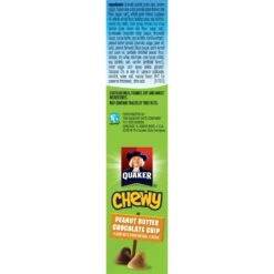 Quaker Chewy Granola Bars Peanut Butter Chocolate Chip 0.84 Oz 8 Count -Snack Shop 3 fa8c8d888b06ec1a7efc201ee791eeeb