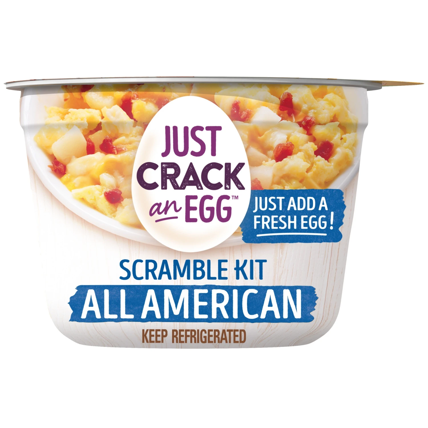 Ore-Ida Just Crack An Egg All American Scramble Kit With Potatoes, Cheese, Bacon - 3oz 3 Ore-Ida Just Crack An Egg All American Scramble Kit With Potatoes, Cheese, Bacon - 3oz